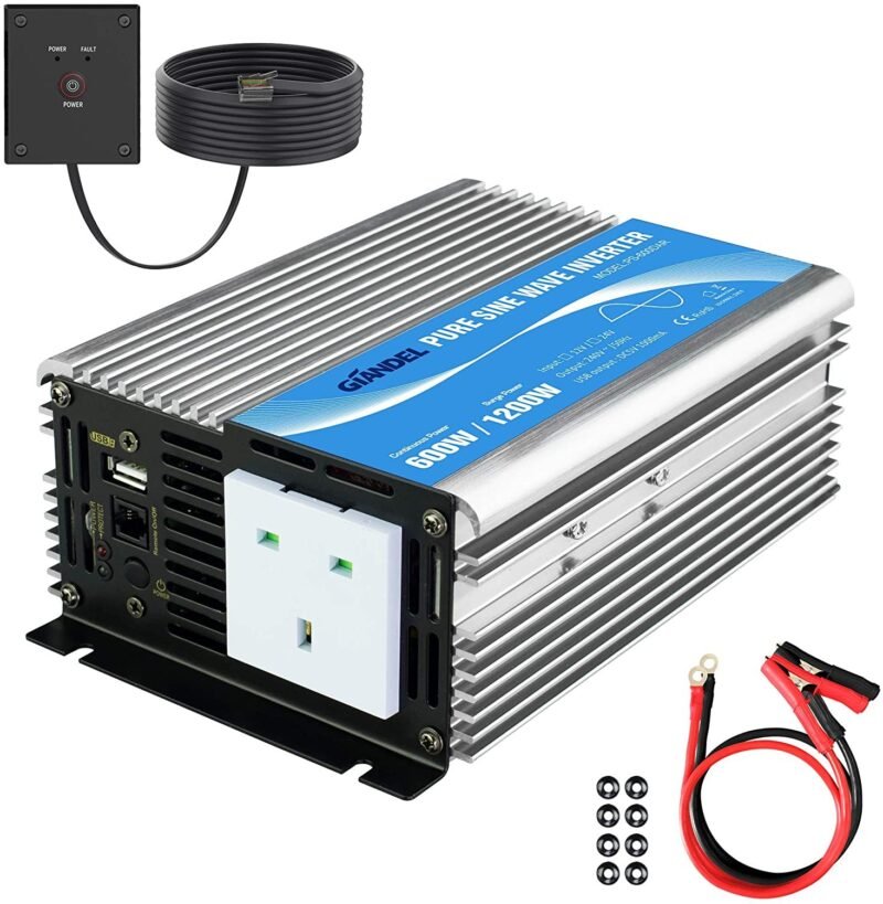 GIANDEL Power Inverter Modified Sine Wave 600Watt
