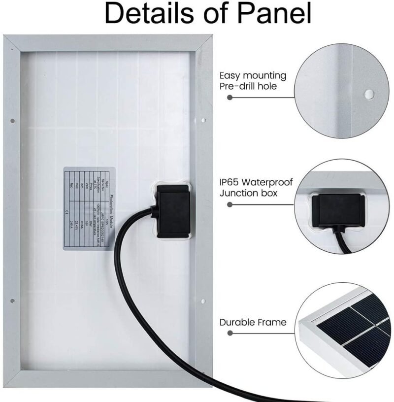 10 Watts Solar Panel- Solarmax Polycrystalline - Image 2